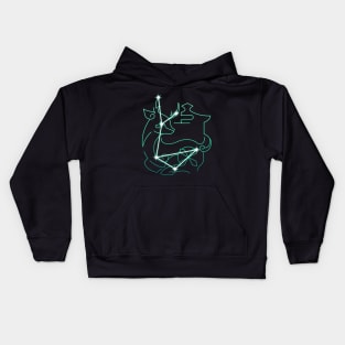 Cervus Minor Constellation Kids Hoodie